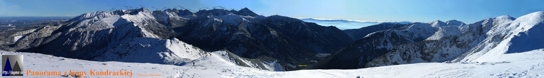 panorama z Kopy Kondrackiej